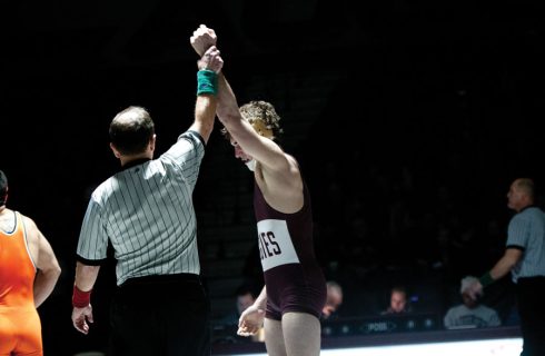 Augsburg Alumni wresting reunion celebrates the 5s