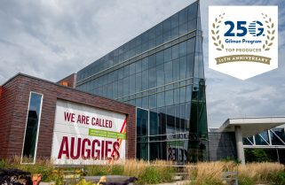 Augsburg University is a Gilman 25th Anniversary Top Producing Institution