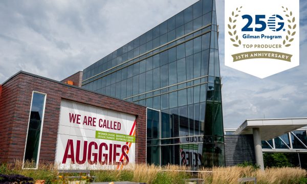 Augsburg University is a Gilman 25th Anniversary Top Producing Institution