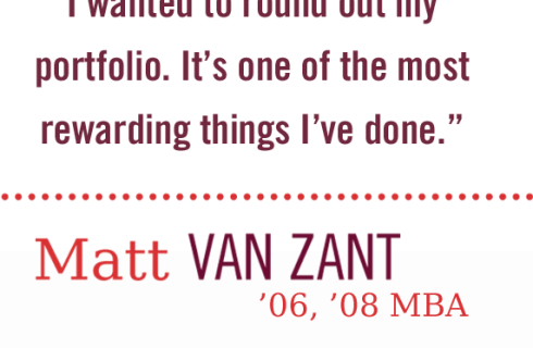 Matt Van Zant ’08