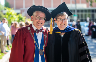 Welcoming Provost O’Laughlin; Board Grants Emeriti Status to Retiring Faculty and Staff