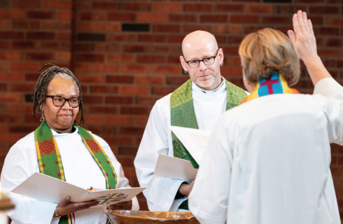 New Augsburg Pastors Installed