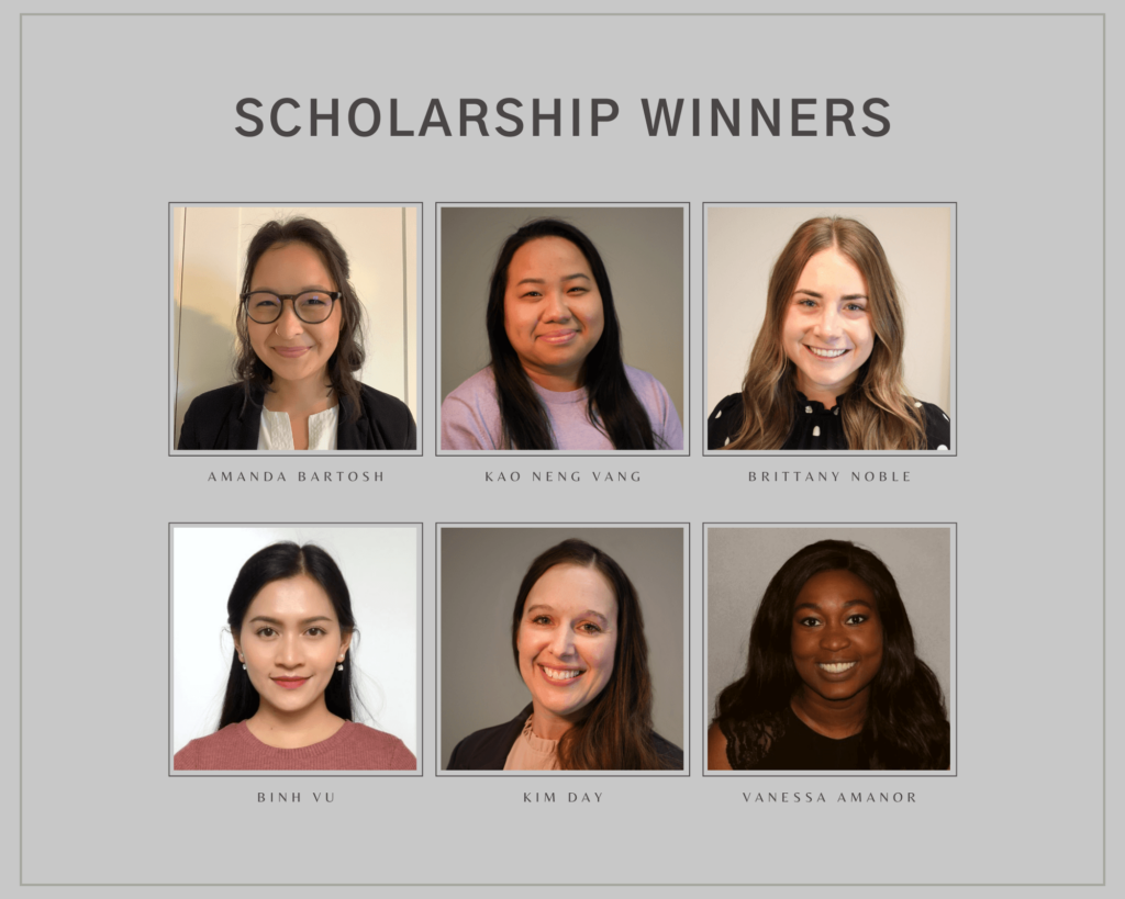 tile collage of scholarship students