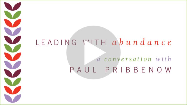 Cover of YouTube Video: "Leading with Abundance"