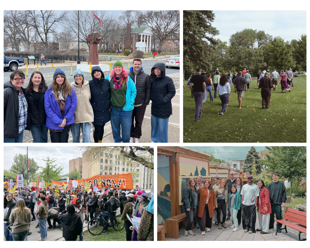 Collage of 4 group photos