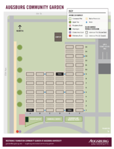 An image of the community garden map