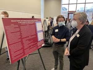 Paul McCoyer presents his Departmental Honors Project in which he examined the mental health impact of the initial COVID-19 lockdown as well as the social unrest in the wake of the murder of George Floyd among over 900 Augsburg students.