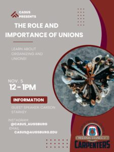 CASUS Event: The Role & Importance of Unions