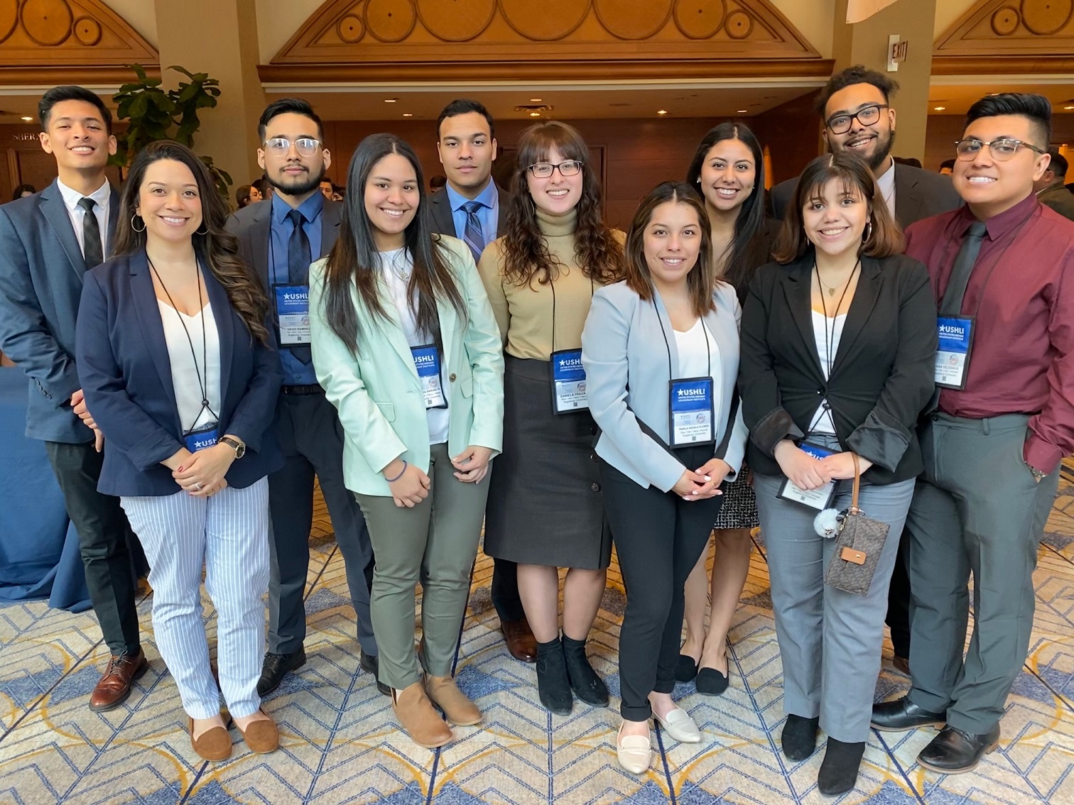 Augsburg students at the 2020 USHLI conference.