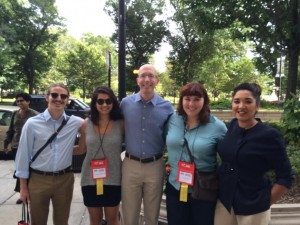 Augsburg sociology students with Professor James Vela-McConnell